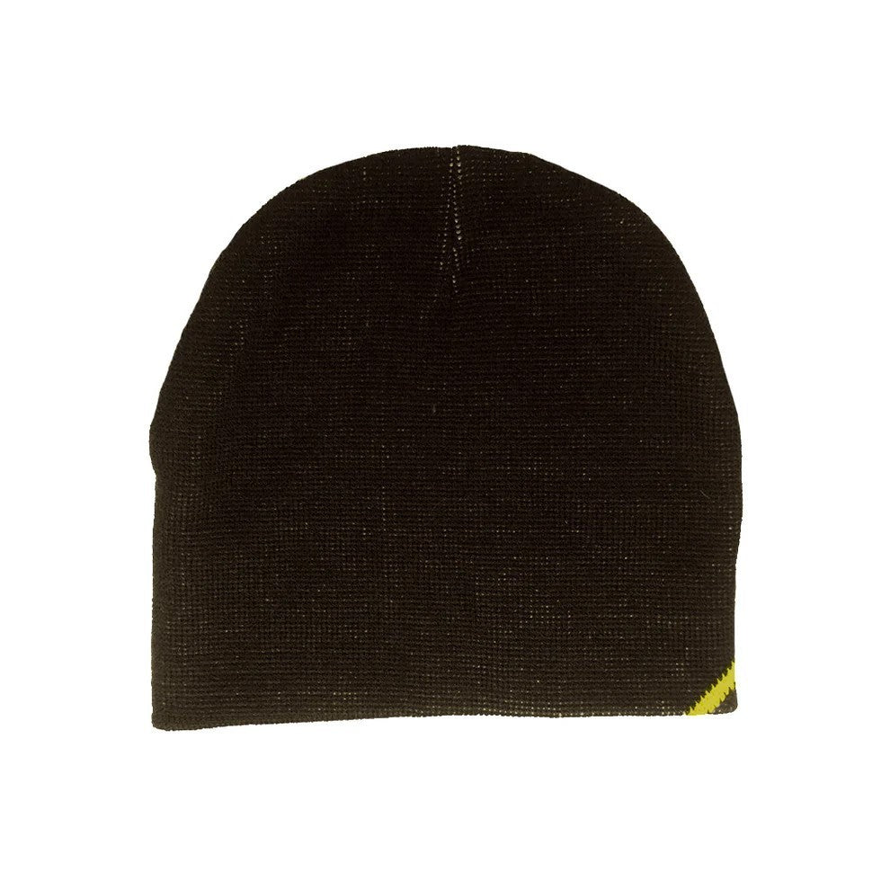 Strickmütze Stern Braun Gelb Mütze Strick Wintermütze Strickbeanie Winter Unisex