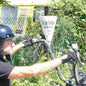 Schwarze Leder Handschuhe mit Abgestepptem Netz Größe XXL Biker Motorrad Rocker