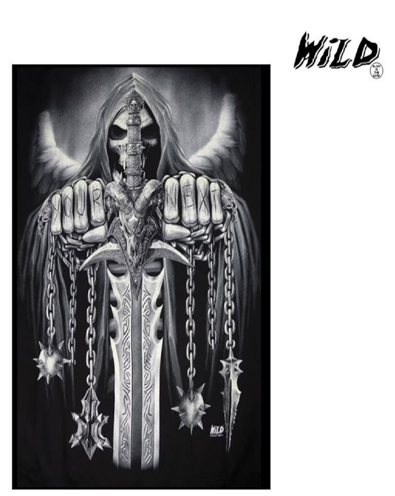 Wild Fleecedecke Your Next Reaper Skull Totenkopf Skull