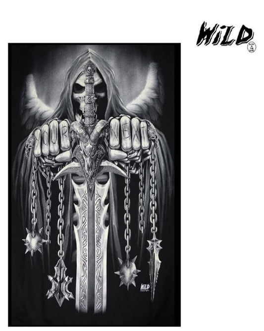 Wild Fleecedecke Your Next Reaper Skull Totenkopf Skull