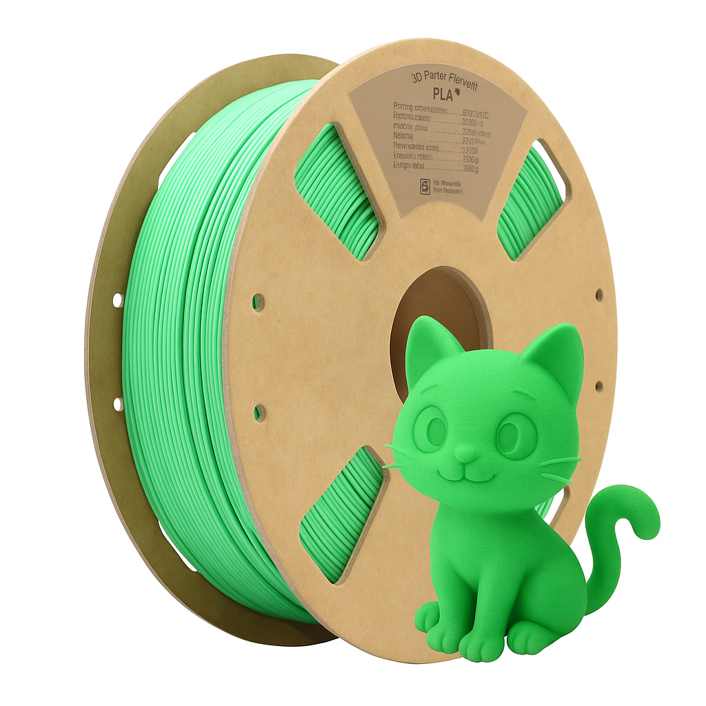 3er Set PLA+ plus 3D Filament Grün je 1 kg pla+ Hochwertig Drucker Material bio
