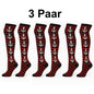 3x Anker Overknees gestreift Festival Punk Socken Festival Gothic Cosplay Outfit