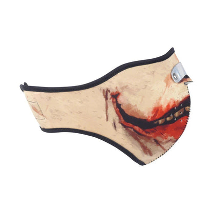 Maske Neopren Joker Halbmaske Gesichtsmaske Outdoor Halloween Kostüm Mundschutz