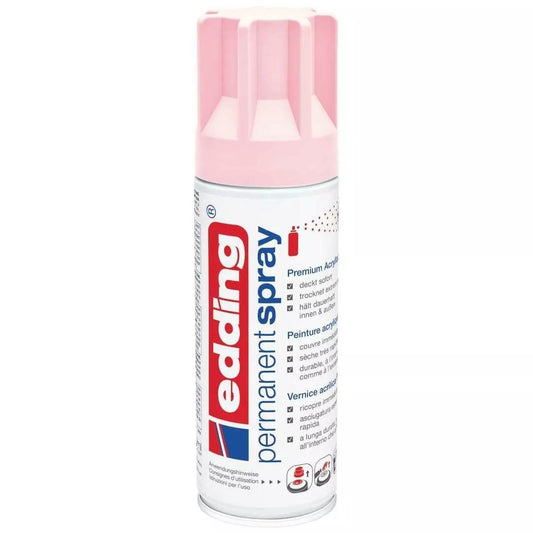 Edding Permanent Spray Pastel Rose Matt Premium Acryllack Spraydose Farblack