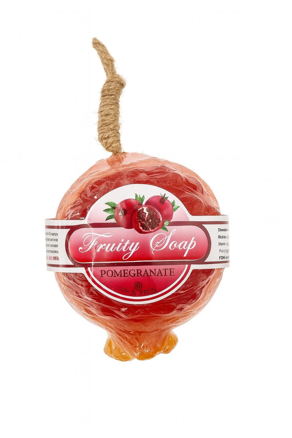 Luffa Seife Granatapfel ca. 90g Bodyscrub Peeling Duftseife Handgemacht Thailand