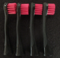 4× Original Curaprox Black Is White Ersatzbürstenköpfe Sanfte Premium-Zahnpflege
