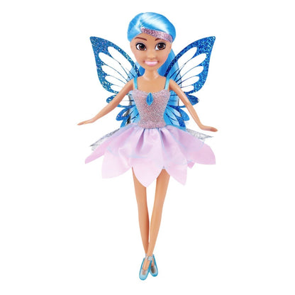 Zuru Sparkle Girlz Blau Fairy Princess Puppe Fee Feenpuppe Spielpuppe Kegel