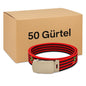 Aktion 50 Gürtel Belt Schwarz Rot Gestreift Kirsche Hüftgürtel Jeansgürtel Großhandel