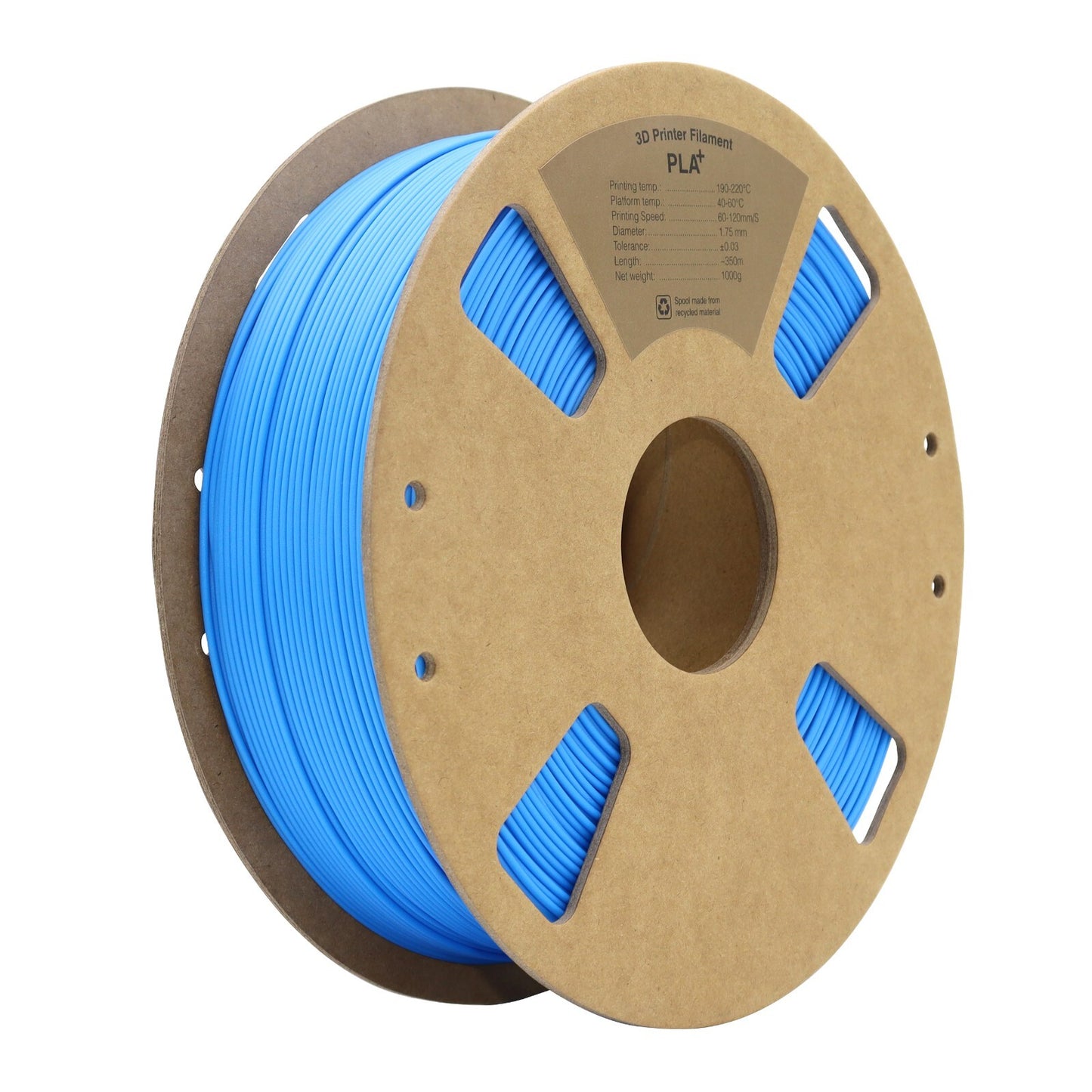 PLA + plus 3D Filament Blau 1kg Drucker Printer FDM Rolle bio Druckmaterial PLA+