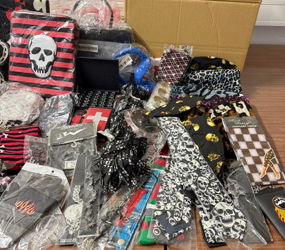 Geschenkbox Überraschunggsbox Rockabilly Biker Metall Gothic Punk Restposten