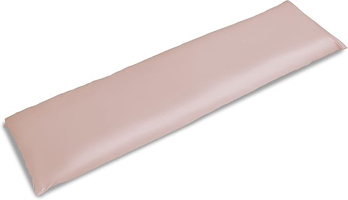 Kissenbezug Beige für Seitenschläferkissen 180x50 cm Microfaser Antibakteriell