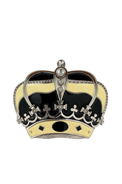 Set 3x Gürtel Beltschnalle Krone Herz Stern Schnalle Gürtel Gürtelschließe Rockabilly