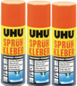 3x200ml UHU Sprühkleber permanent transparent schnell sauber stark basteln DIY