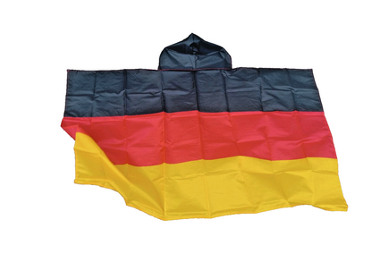 5 x Deutschland Fanponcho  Fußball EM  Festival Konzert Karneval Fasching