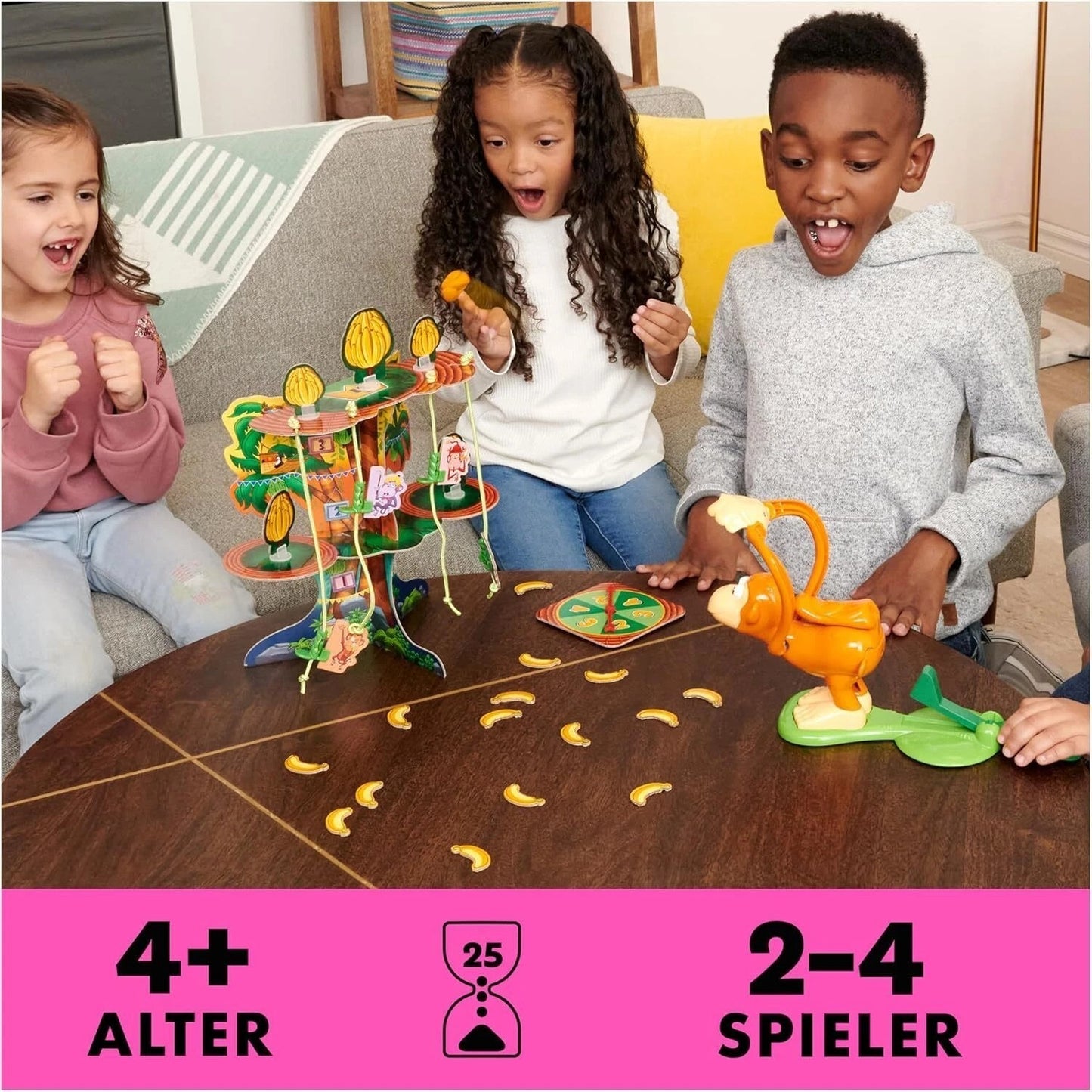 Einfach Affig Spin Master 6068697 Gesellschaftsspiel Kinderspiel 2-4 Spieler