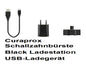 1 x Curaprox Schallzahnbürste  Black Ladestation USB-Ladegerät
