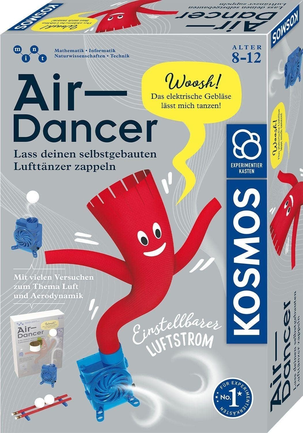Kosmos 620882 - Air Dancer Experimentierkasten Bausatz Lufttänzer 30 cm Spiele