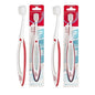 2x edel white Zahnbürste Pro Gums Ultrasoft+ Anti Stress Breiter Bürstenkopf