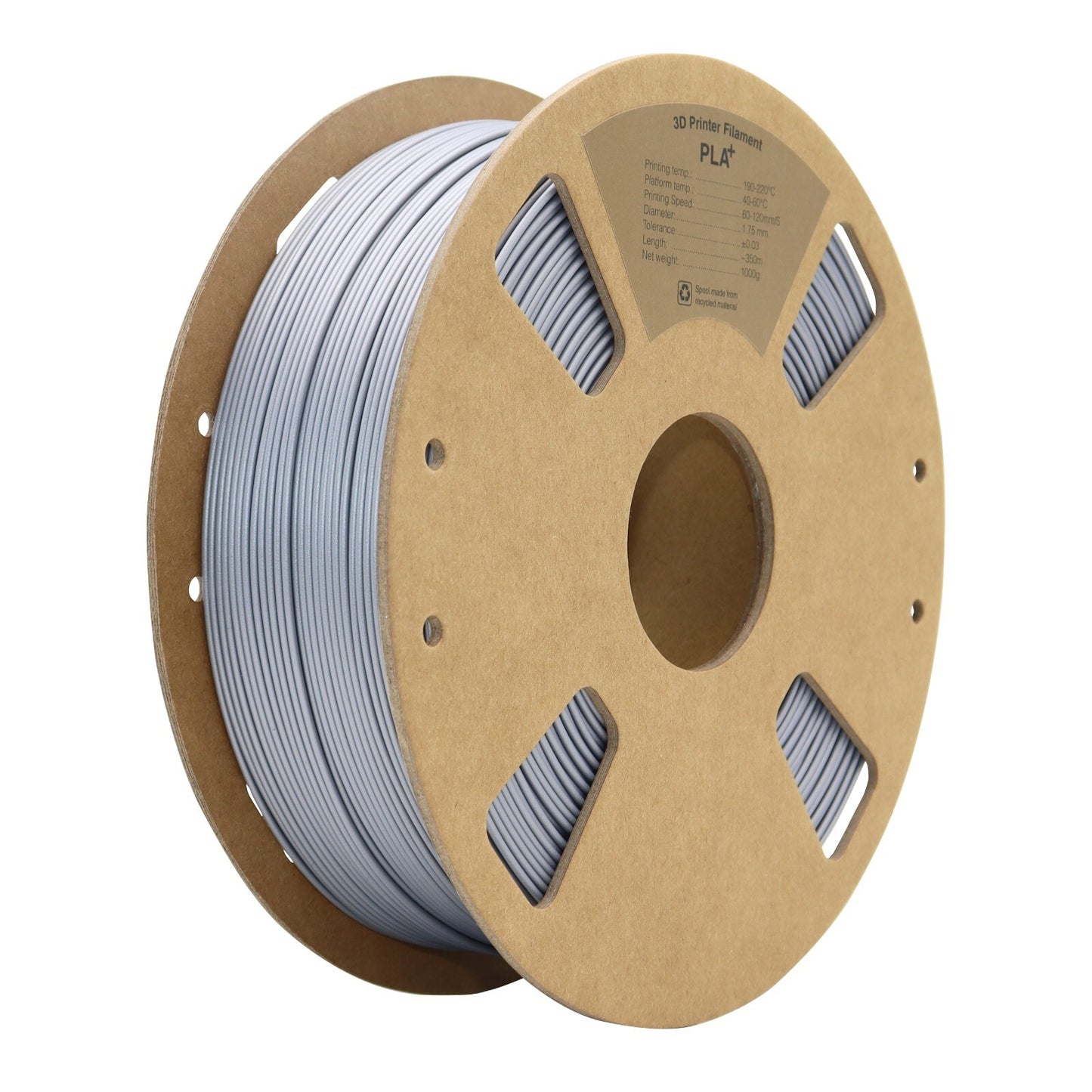 PLA + plus 3D Filament Silber 1kg pokal Drucker pla+ druckmaterial fdm material