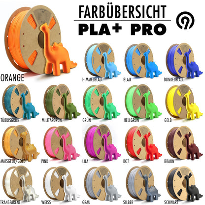 PLA + plus 3D Filament Orange 1 kg premium Druckmaterial 1.75mm pla+ fdm drucker
