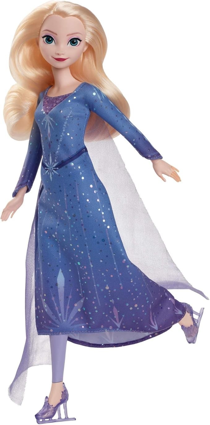 Mattel JBG53 Disney Frozen Die Eiskönigin Winterfest Elsa Puppe Eisläuferin