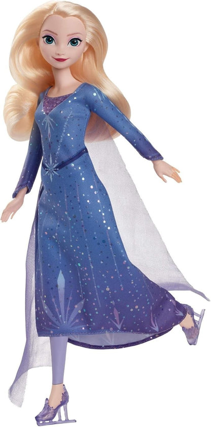 Mattel JBG53 Disney Frozen Die Eiskönigin Winterfest Elsa Puppe Eisläuferin