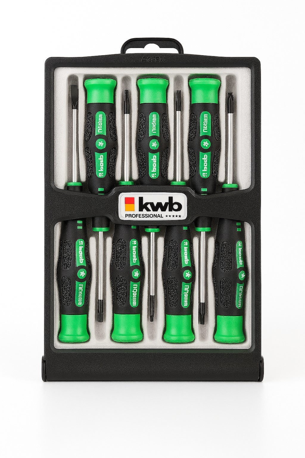 kwb Schraubendreher Set 7 tlg. grün Innensechsrund Werkzeug Feinmechaniker Torx