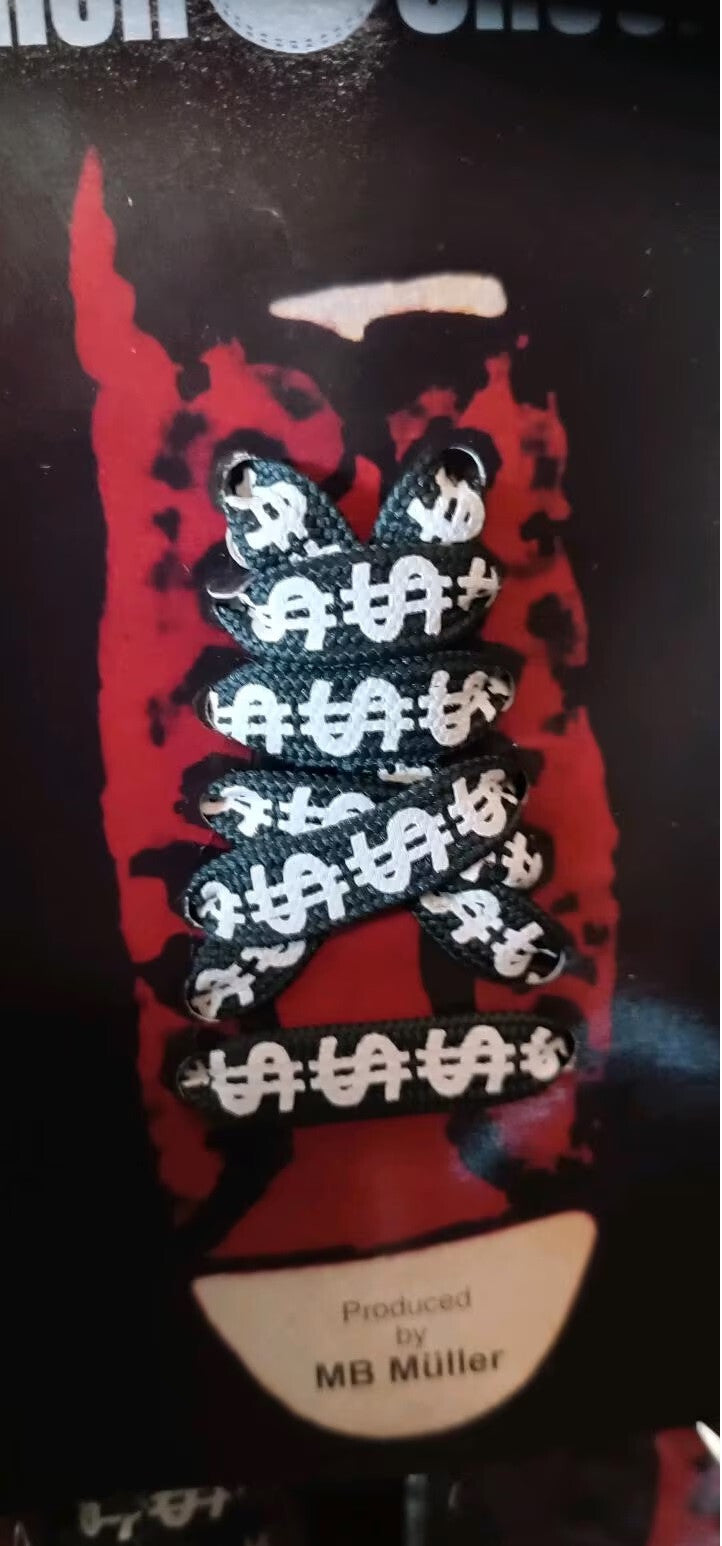 1 Karton Schnürsenkel Dollar Money als Fanartikel aus Lagerräumung