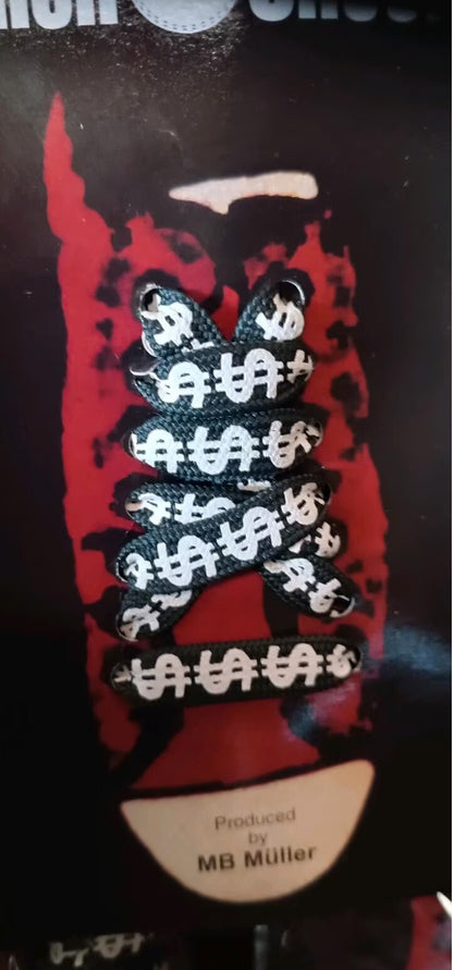 1 Karton Schnürsenkel Dollar Money als Fanartikel aus Lagerräumung