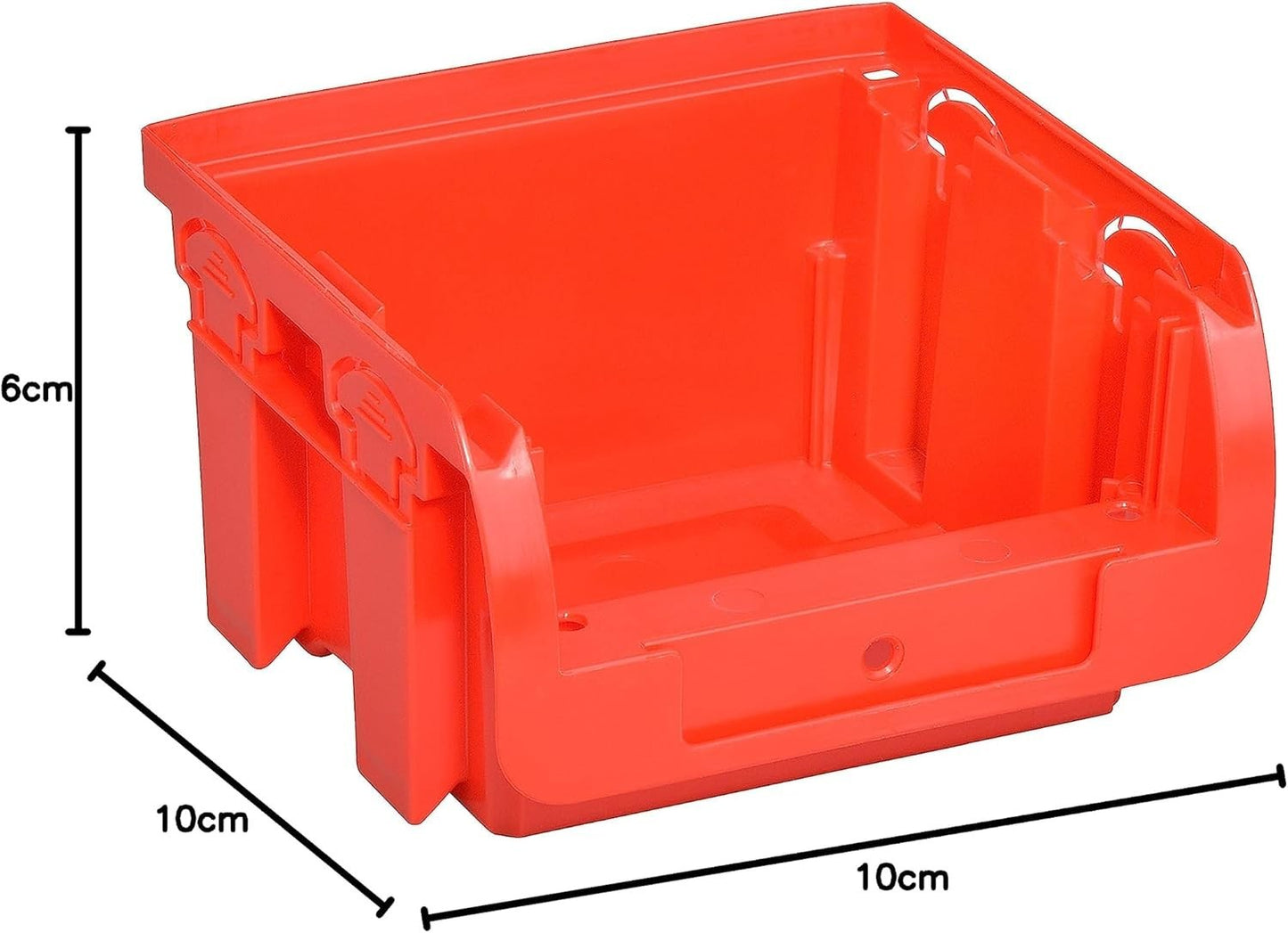 10x Allit Profiplus Compact Rot Stapelboxen Sichtlagerkästen Kleinteilekisten