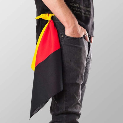 Bandana Halstuch Deutschland Flagge Accessoire Mode Freizeit Tuch Baumwolle