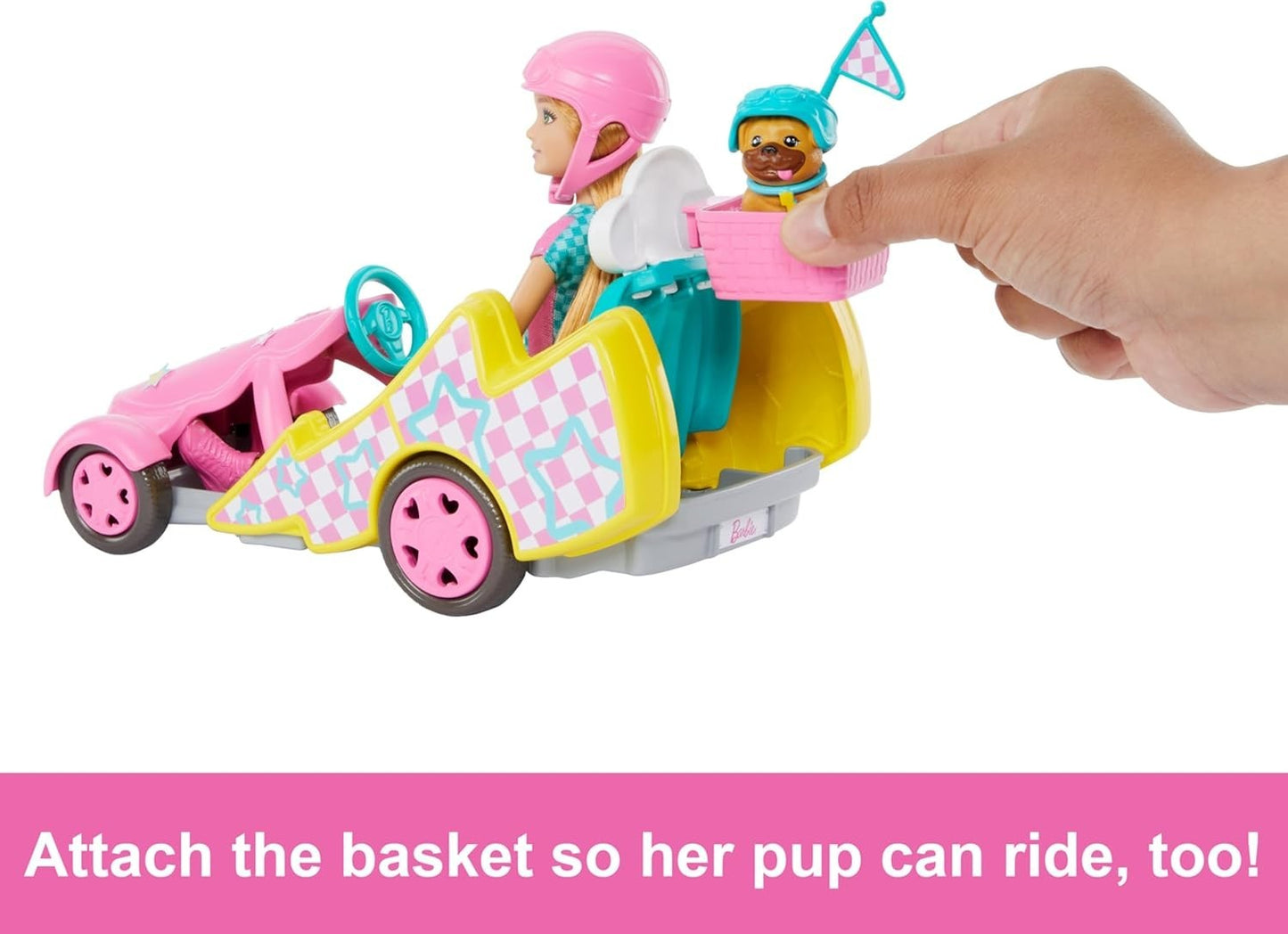 Mattel HRM08 Barbie and Stacie mit Go-Kart Eine Schwester für alle Fälle
