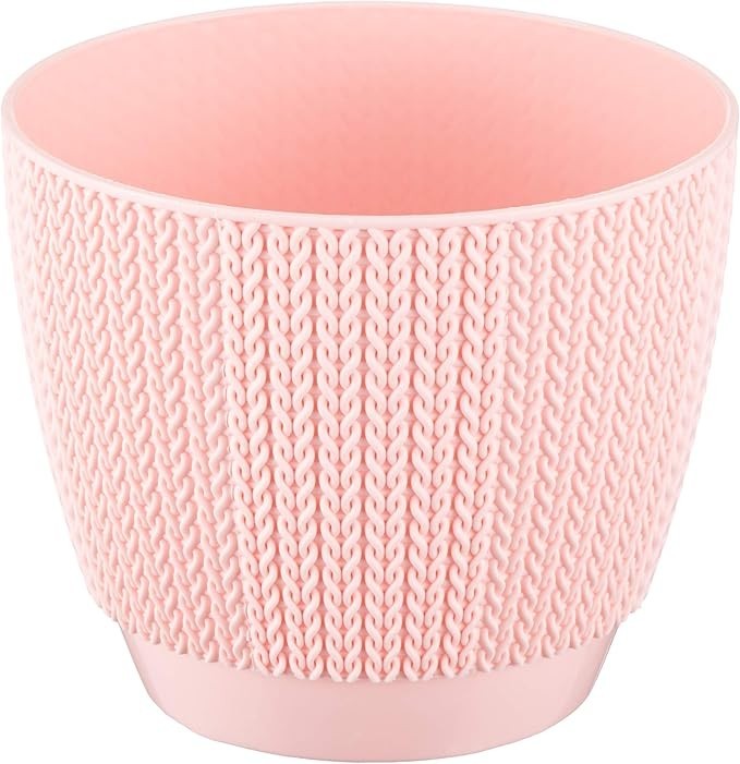 5x Blumentöpfe Rosa Ø 14,0 x 12,5 cm - 1,4 L Pflanztopf Übertopf Blumentopf Topf