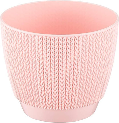 5x Blumentöpfe Rosa Ø 14,0 x 12,5 cm - 1,4 L Pflanztopf Übertopf Blumentopf Topf