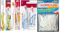 Original edel+white Zahnpflege Set – 4 Zahnbürsten + Zahnpasta + Zahnseide
