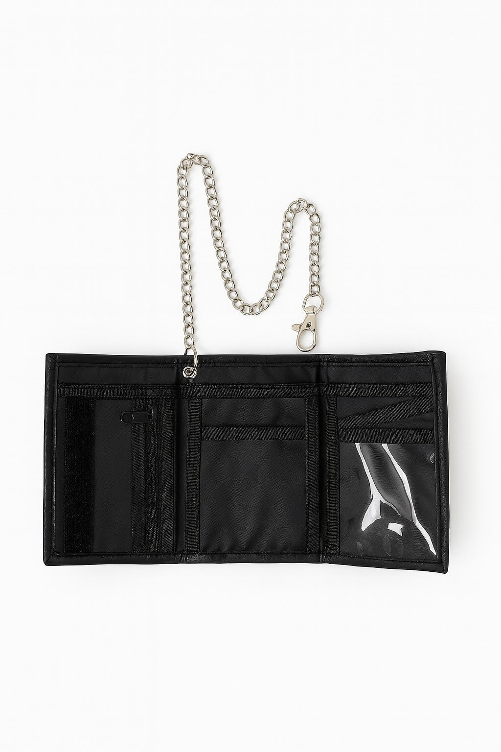 Geldbeutel Schwarz/Weiß Print Geldbörse Portemonnaie Accessoires Punkrock Skater