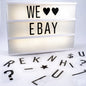 Feine Heimat LED Lichtbox Lightbox 85 Buchstaben Leuchtbox Licht-Kasten