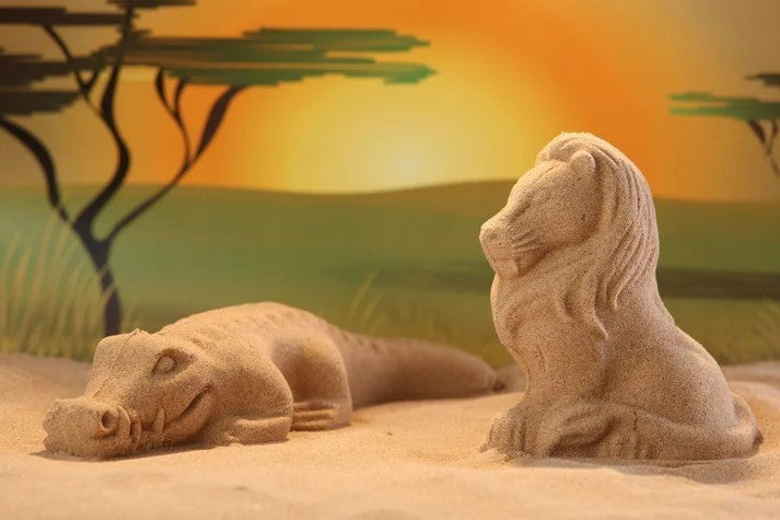3D Sandformen Löwe & Krokodil Sandfiguren Modellieren Sand Sandkasten Strand