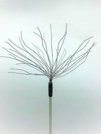 4x Gartenstecker LED Feuerwerk Licht außen Garten Beleuchtung Gartenleuchte set