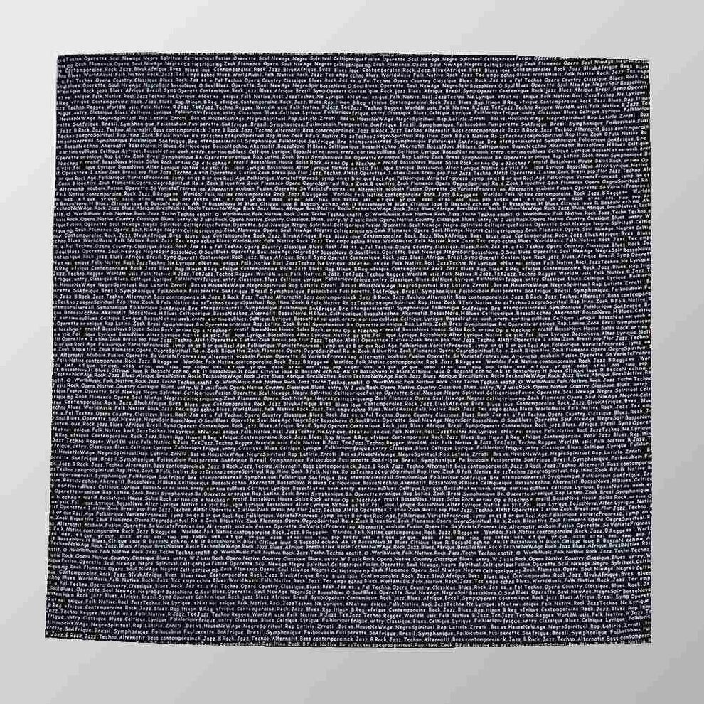 Schriftsatz Bandana Kopftuch Halstuch Stirnband Accessoire Freizeit Tuch Biker Kopftuch