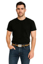 Gürtel Belt Schwarz mit Gelben Flammen Hüftgürtel Unisex Accessoires Mode Jensgürtel
