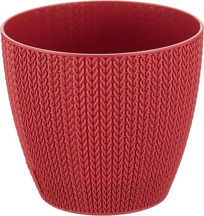 5x Blumentöpfe Rot Ø 21,6 x 19,2 cm - 5 L Pflanztopf Übertopf Blumentopf Topf