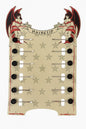12x Haarklammern mit Knöpfe Haarspangen Haarclips Rockabilly Retro Gothic Punk