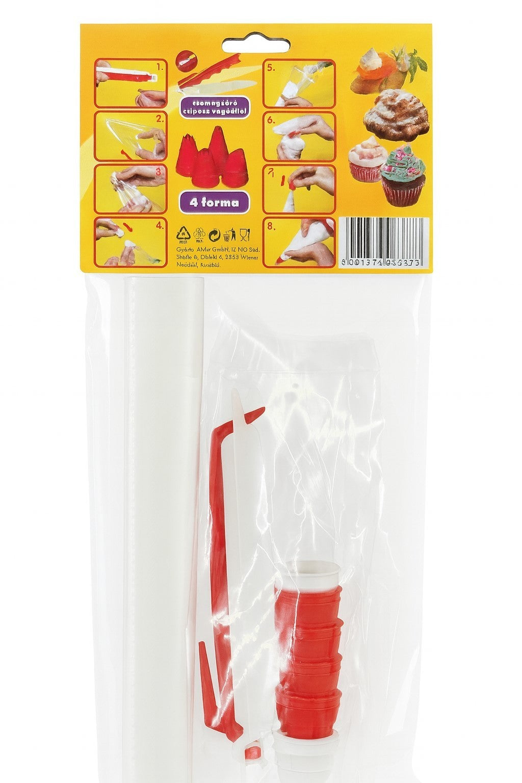 3er Set Spritzbeutel inkl. Tüllen Spritztüllen Torten Zubehör Dekoration Backen