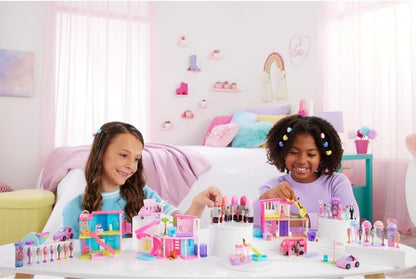 1x Mattel HYF44 Barbie Mini Puppenhaus Spielset Überraschung zufälliges Modell