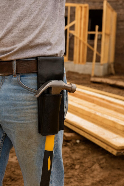 10 Würth Lederholster Schwarz Gürtelholster Werkzeugträger vielseitig einsetzbar