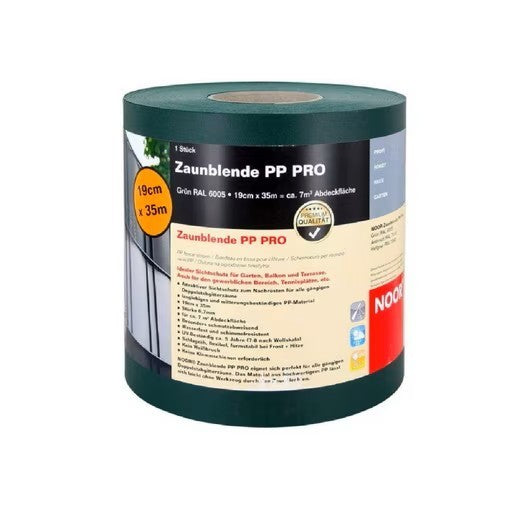 Zaunblende PP Pro Grün für Doppelstabgitterzäune 35m Sichtschutz Garten Zaun