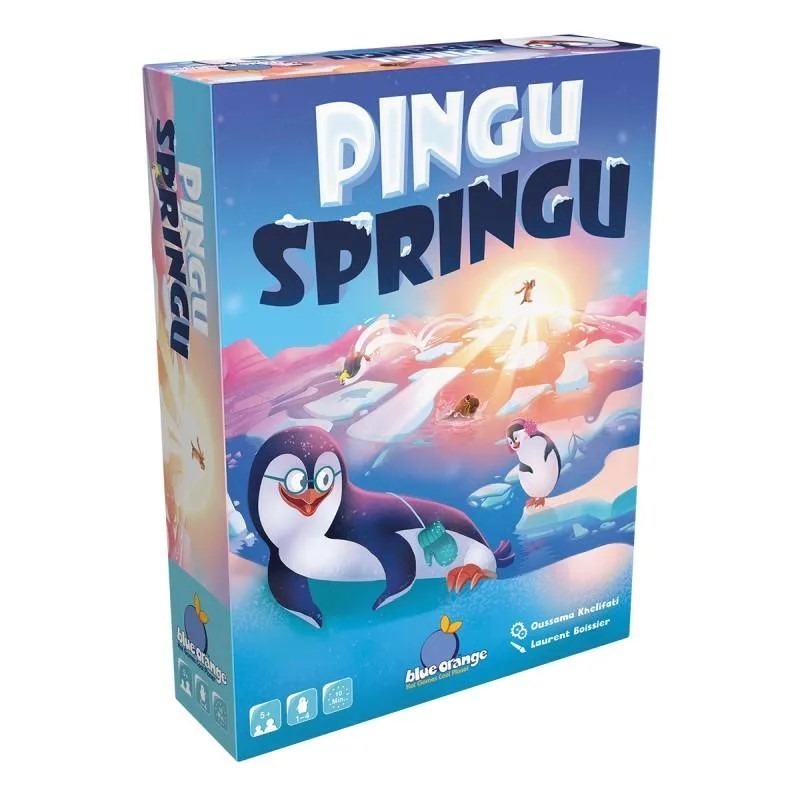 Pingu Springu Kooperatives Kinderspiel Geschicklichkeitspiel Pinguine Brettspiel