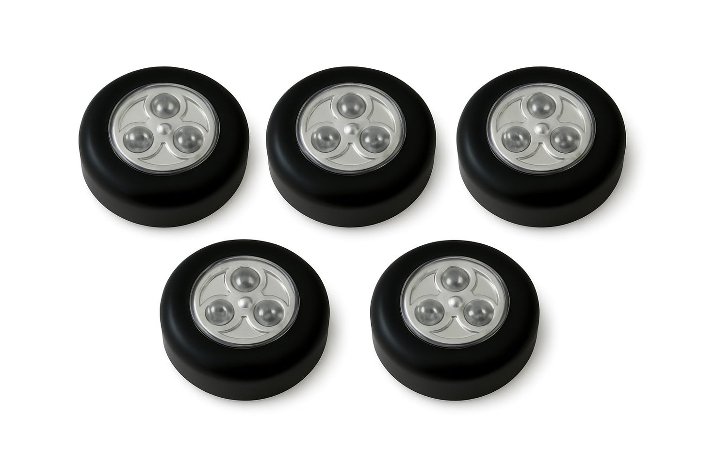10 er Set LED Licht Spots Deckenspot Selbstklebend Klebeleuchte Lampe Unterbauleuchte