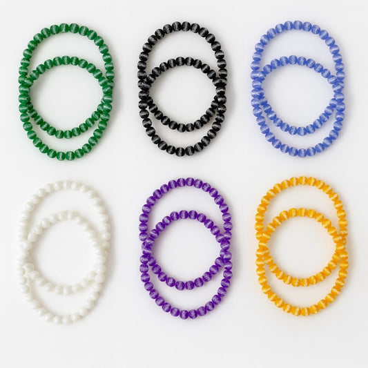 12er Set Halsketten Perlen Mehrfarbig Geschenk Kette Schmuck Perlenkette Damen